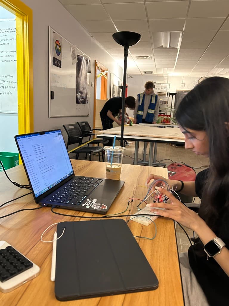 Building the Posture Patch prototype at the makerspace